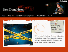 Tablet Screenshot of dondonaldson.com